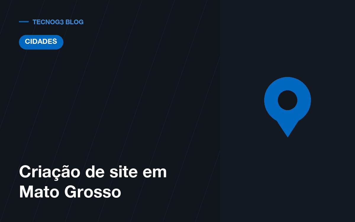 Criação de site em Mato Grosso