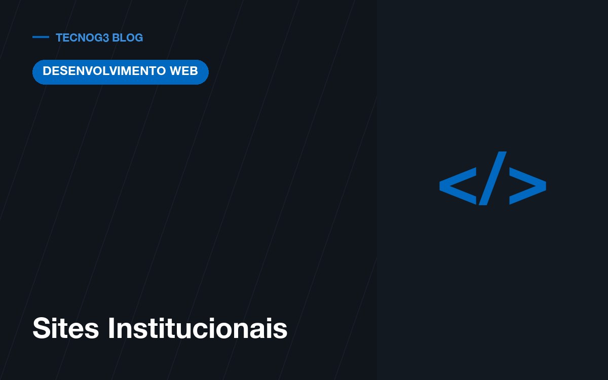 Sites Institucionais