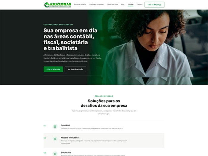 Site da Amazonas Contabilidade