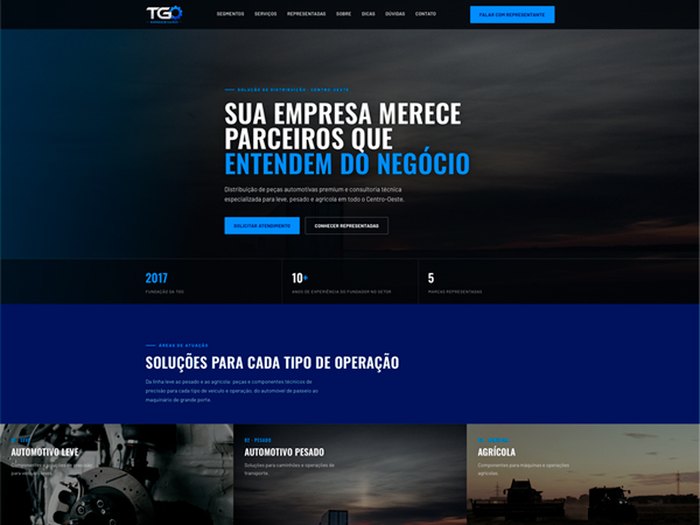 Site da TGO Representações